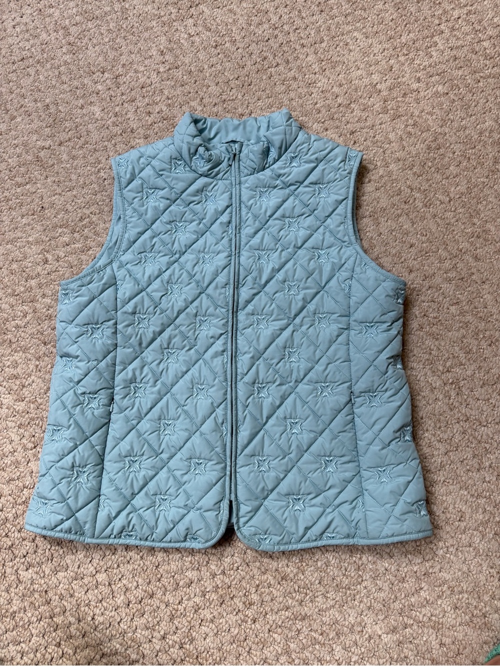 Pendleton ladies quilted zip up vest. XL